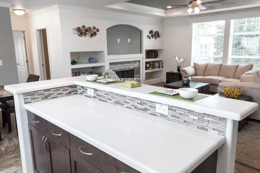 The K3060A Kitchen. This Manufactured Mobile Home features 3 bedrooms and 2 baths.