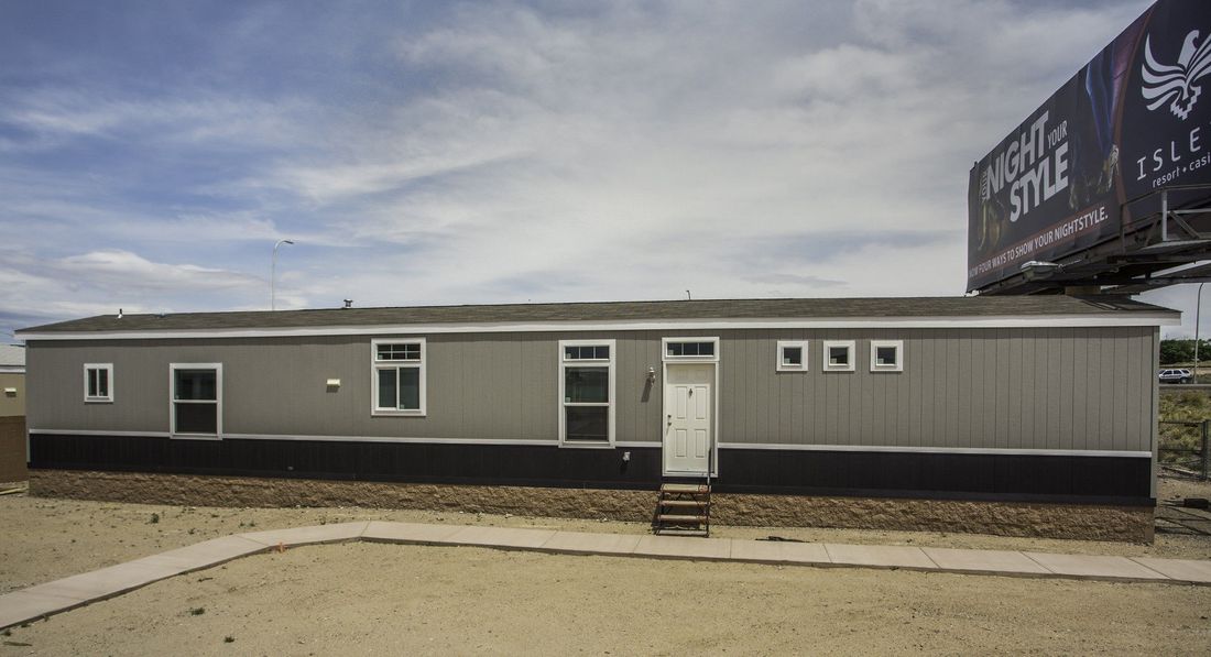 The K1676H Exterior. This Manufactured Mobile Home features 3 bedrooms and 2 baths.