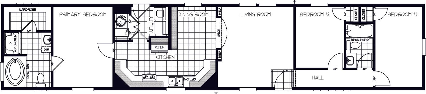 The K1676H Floor Plan