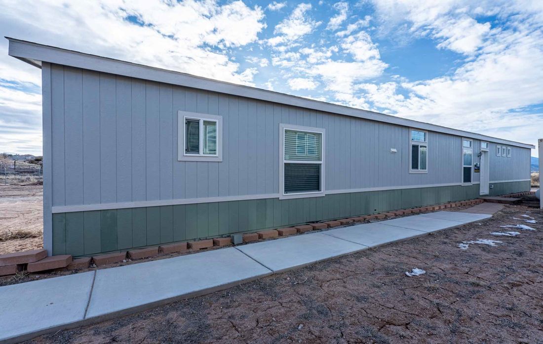 The K1676H Exterior. This Manufactured Mobile Home features 3 bedrooms and 2 baths.