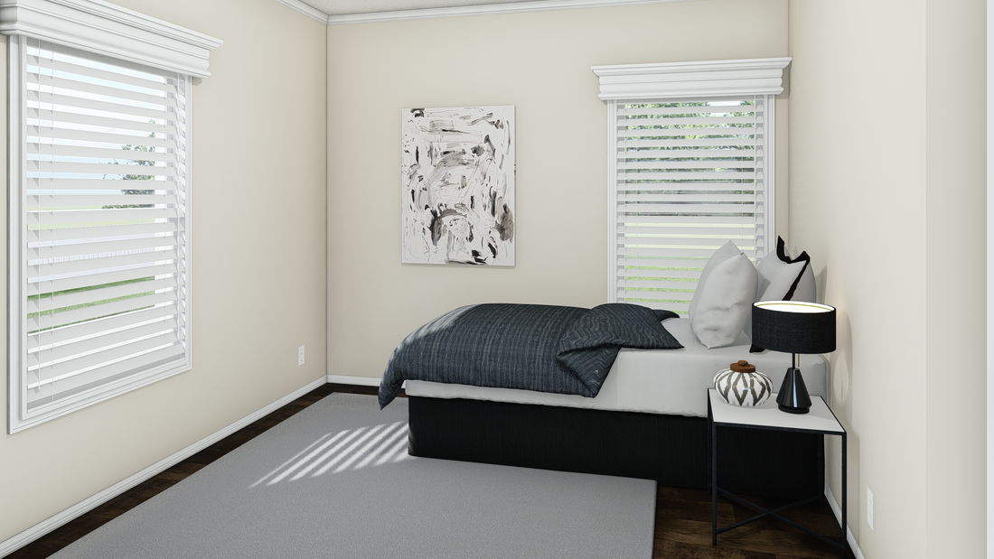 The K2760B Bedroom. This Manufactured Mobile Home features 4 bedrooms and 2 baths.