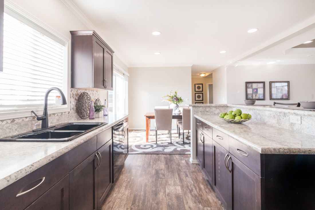 The K2760B Kitchen. This Manufactured Mobile Home features 4 bedrooms and 2 baths.