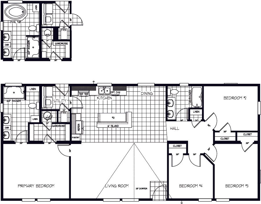 The K2760B Floor Plan