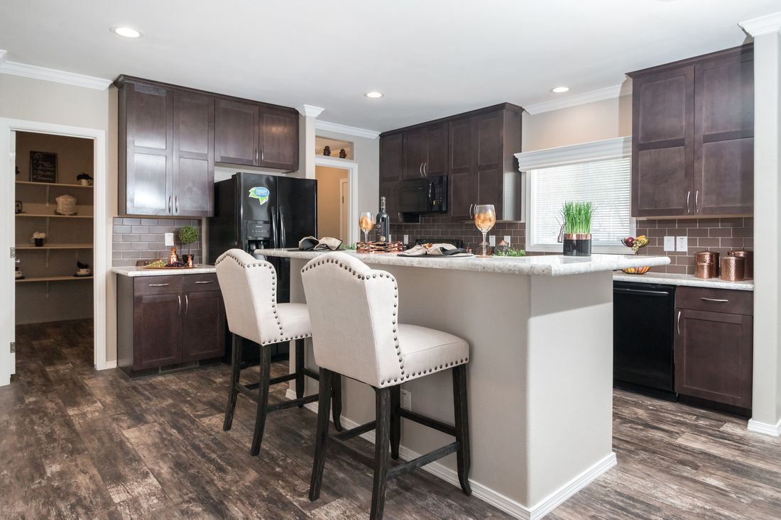 The K3076B Kitchen. This Manufactured Mobile Home features 4 bedrooms and 2 baths.