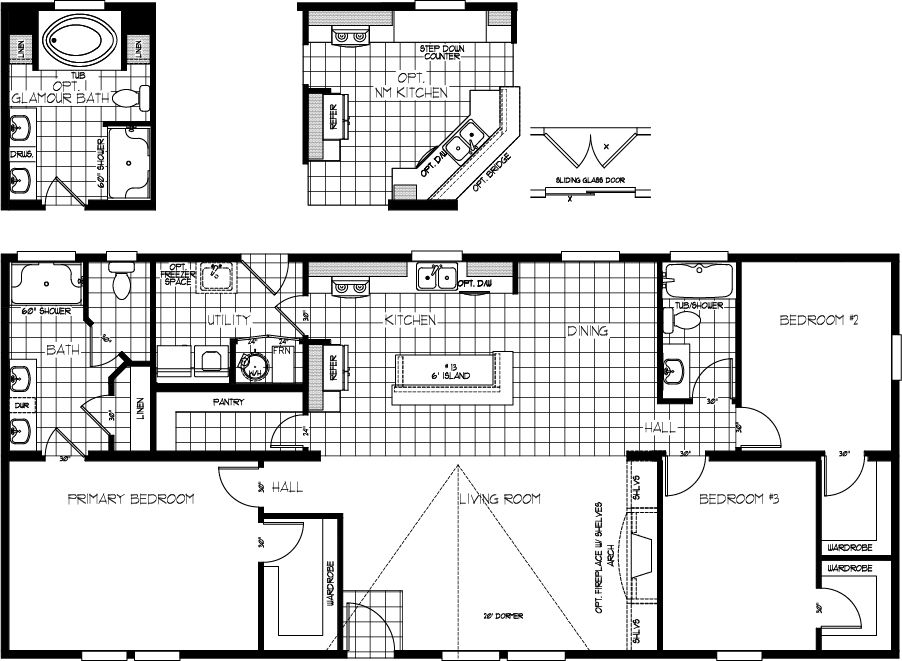 The K2760A Floor Plan