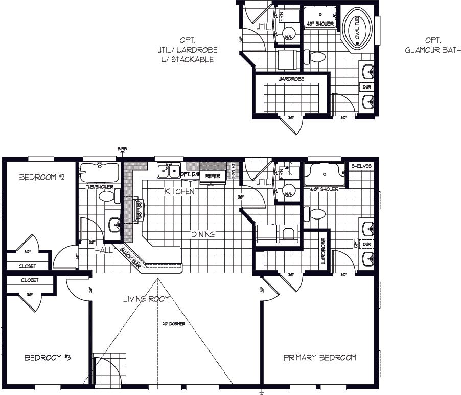 The K2744A Floor Plan