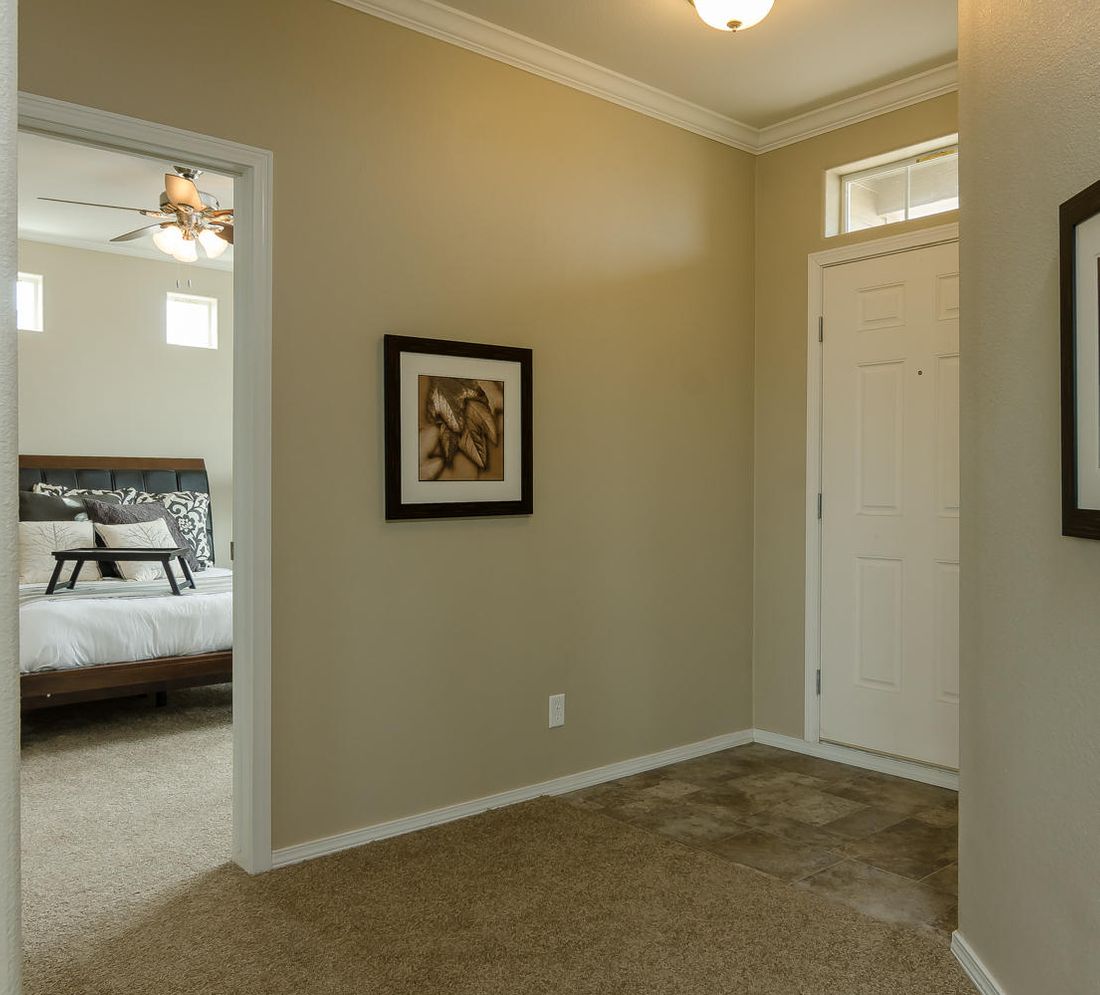 The TRANQUILITY TR3062A Foyer. This Manufactured Mobile Home features 3 bedrooms and 2 baths.