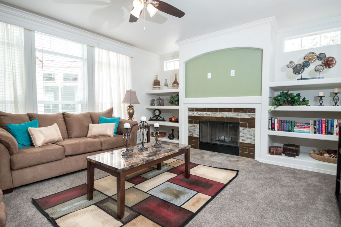 The K3068C Family Room. This Manufactured Mobile Home features 3 bedrooms and 2 baths.