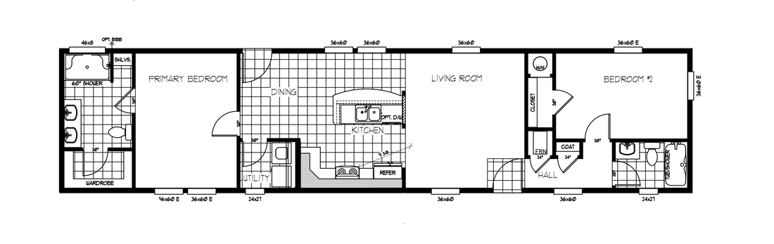 The K1668A Floor Plan